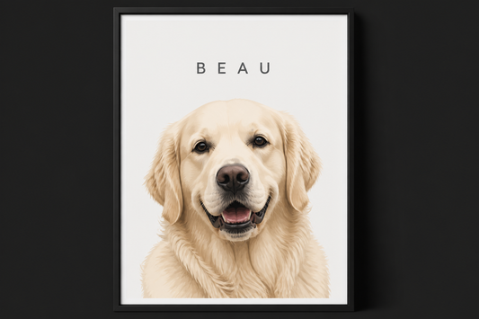 The Heirloom Portrait — illustrated from your photo